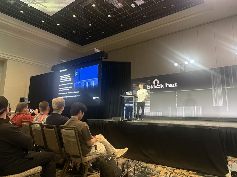 Slide: What is Teleport, listing session auditing for SSH, Windows desktop and database recordings, user and role management, and noting research was done on Teleport version 18.6.1